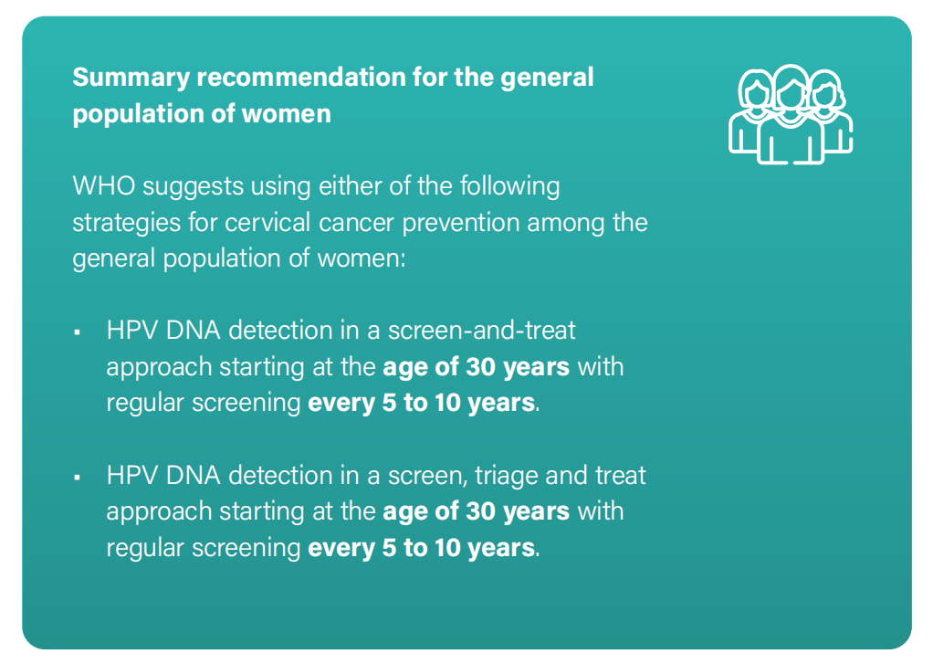 WHO发布宫颈癌防治新版指南，「推荐HPV-DNA 检测为宫颈癌首选筛查方法」